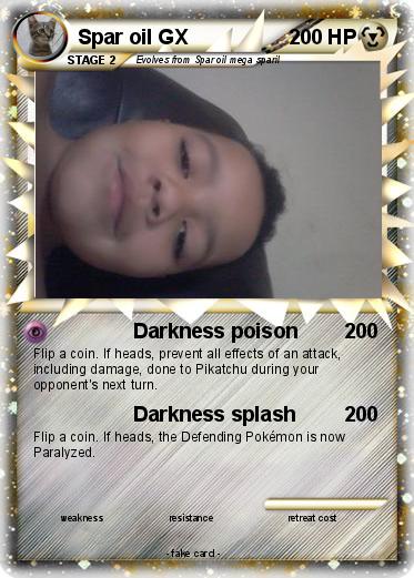 Pokemon Spar oil GX