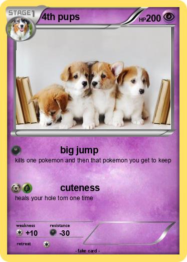 Pokemon 4th pups