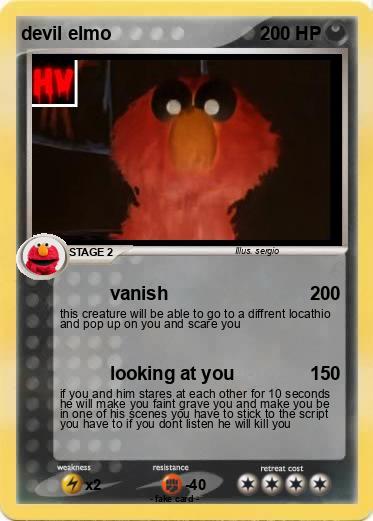 Pokemon devil elmo