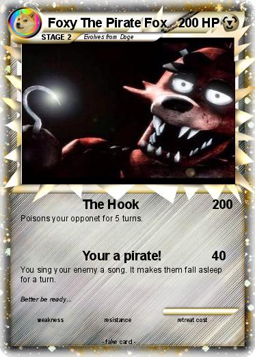 Pokemon Foxy The Pirate Fox