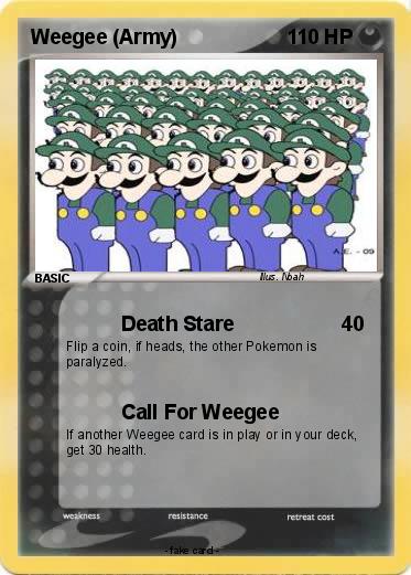 Pokemon Weegee (Army)