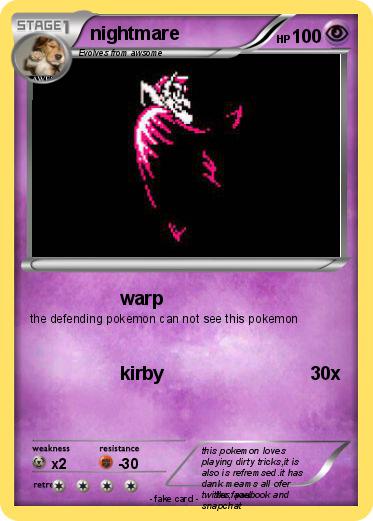 Pokemon nightmare