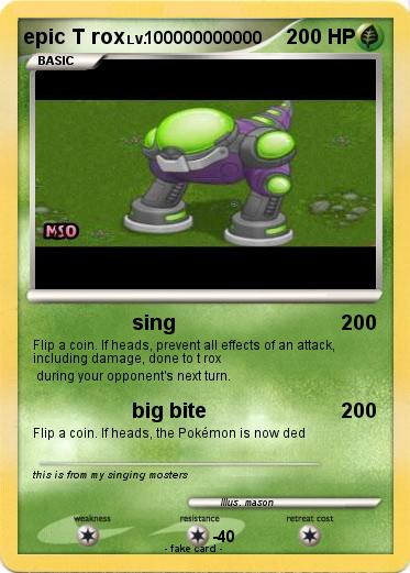 Pokemon epic T rox