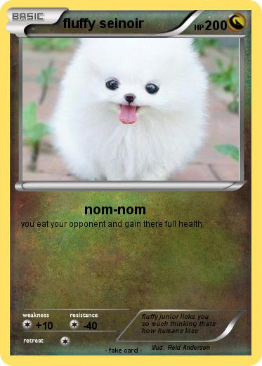 Pokemon fluffy seinoir