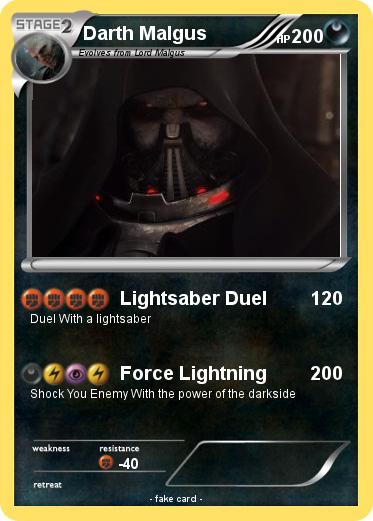 Pokemon Darth Malgus