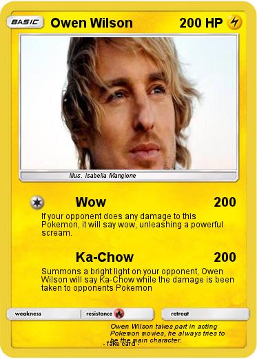 Pokemon Owen Wilson