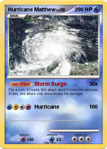 Pokemon Hurricane Matthew