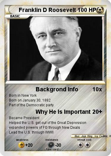 Pokemon Franklin D Roosevelt