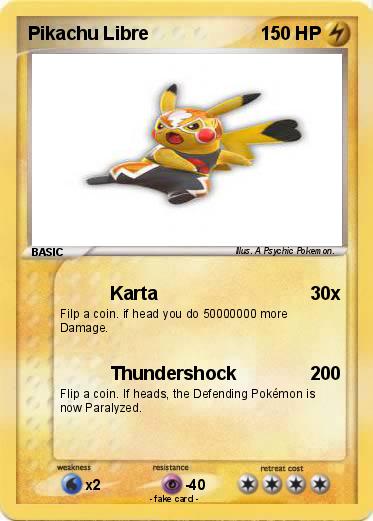 Pokemon Pikachu Libre