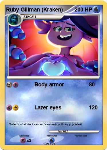 Pokemon Ruby Gillman (Kraken)