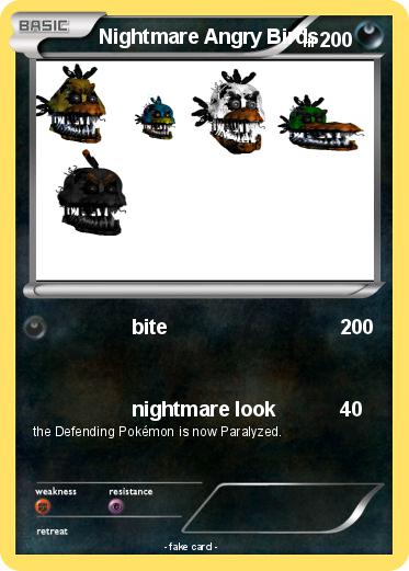 Pokemon Nightmare Angry Birds