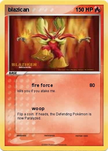 Pokemon blazican