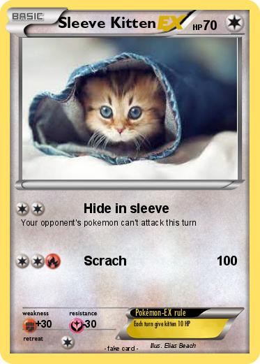 Pokemon Sleeve Kitten