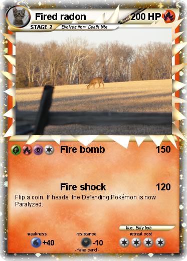 Pokemon Fired radon