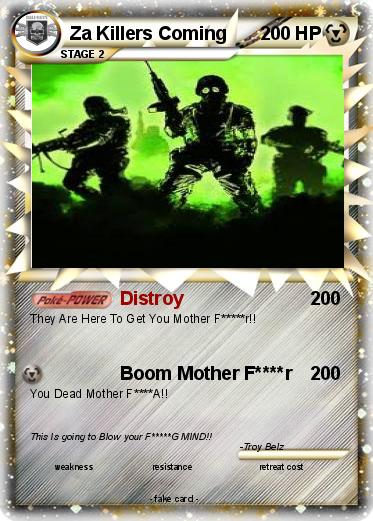 Pokemon Za Killers Coming