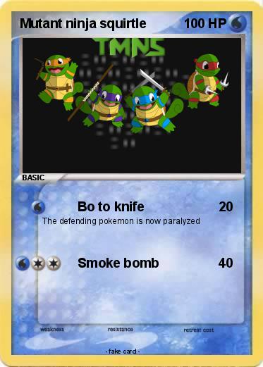 Pokemon Mutant ninja squirtle