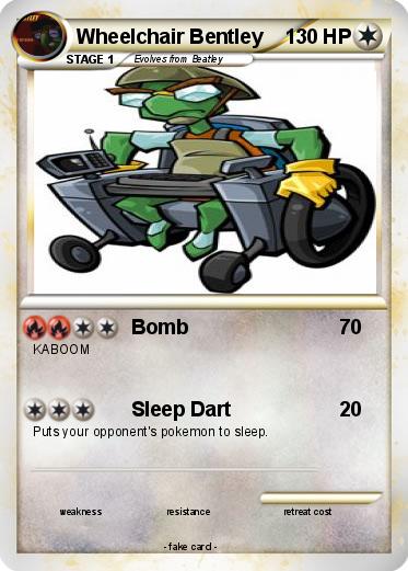 Pokemon Wheelchair Bentley