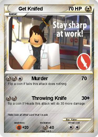 Pokemon Get Knifed