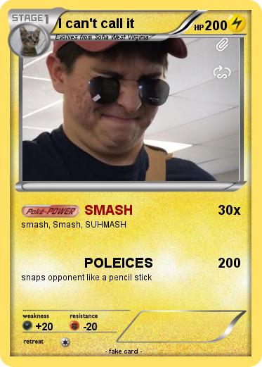 Pokemon I can't call it