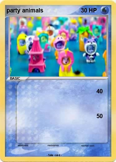 Pokemon party animals