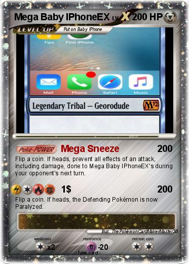 Pokemon Mega Baby IPhoneEX