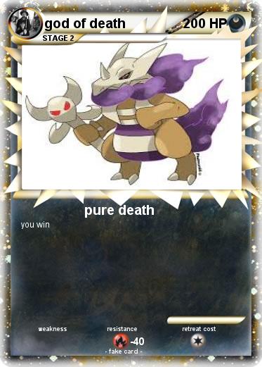 Pokemon god of death