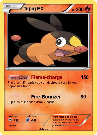 Pokemon Tepig EX