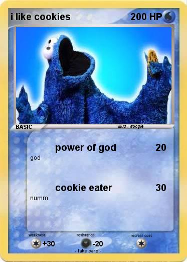 Pokemon i like cookies
