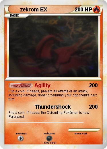 Pokemon zekrom EX