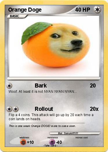 Pokemon Orange Doge