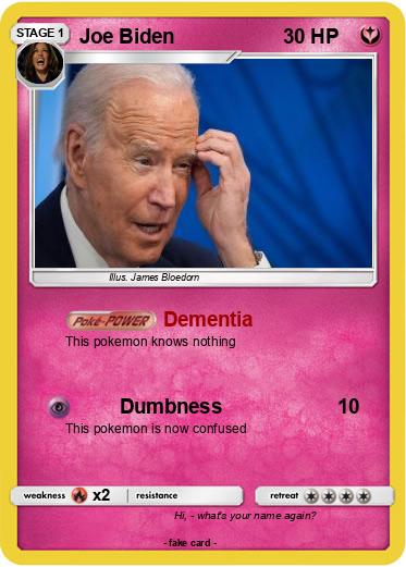 Pokemon Joe Biden