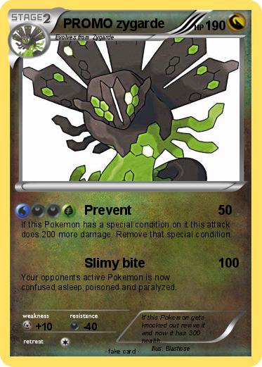 Pokemon PROMO zygarde