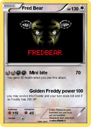 Pokemon Fred Bear