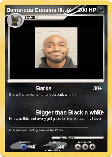 Pokemon Demarcus Cousins III