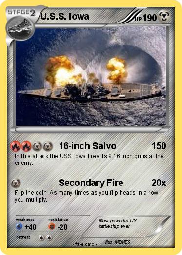 Pokemon U.S.S. Iowa