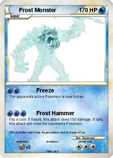 Pokemon Frost Monster