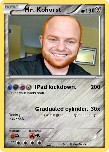 Pokemon Mr. Kohorst