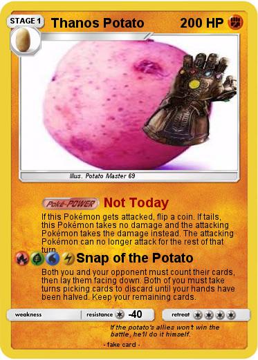 Pokemon Thanos Potato