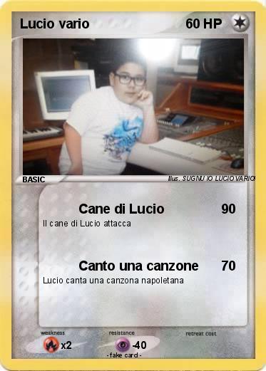 Pokemon Lucio vario