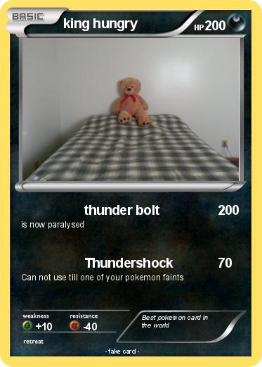 Pokemon king hungry