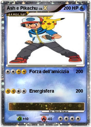 Pokemon Ash e Pikachu