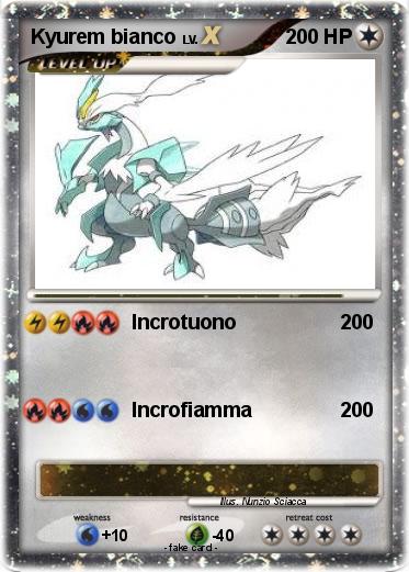 Pokemon Kyurem bianco