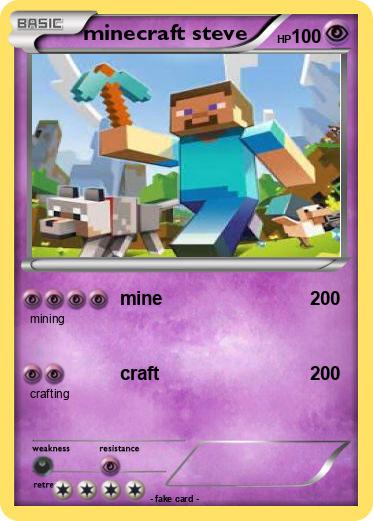 Pokemon minecraft steve