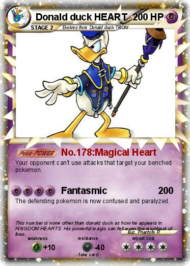 Pokemon Donald duck HEART