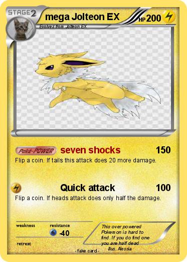 Pokemon mega Jolteon EX