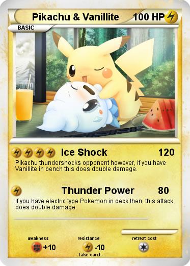 Pokemon Pikachu & Vanillite