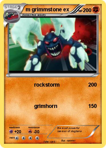 Pokemon m grimmstone ex