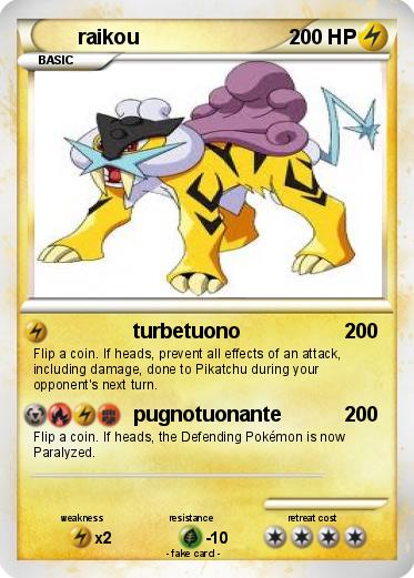 Pokemon raikou