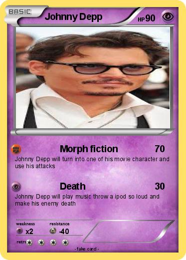 Pokemon Johnny Depp