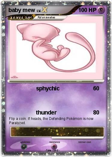 Pokemon baby mew